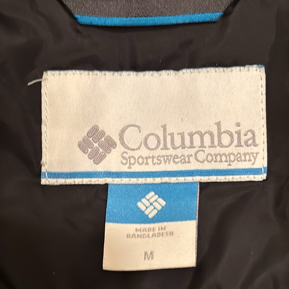 Columbia Men's Black  fleece lined Jacket, size medium - Picture 4 of 11